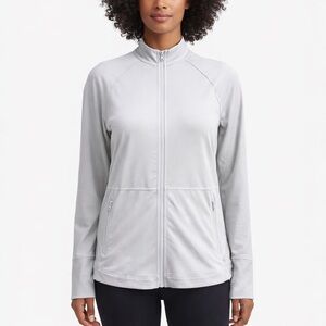 Tommy Bahama Track Jacket IslandZone Lightweight Coat Athleisure Gray Size Small